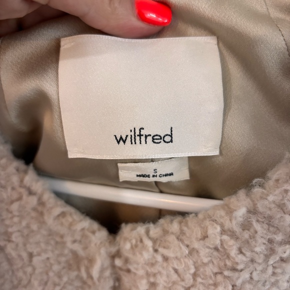 Wilfred teddy coat mid length clasp close - Picture 3 of 4